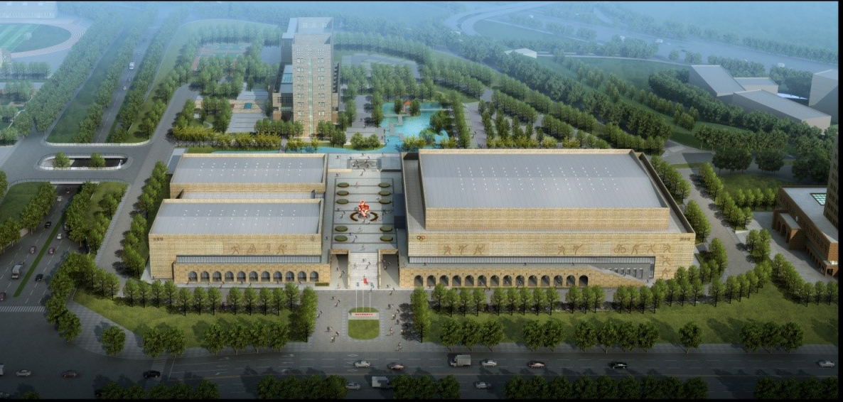 第十四届全运会馆建设 - 延安大学新校区体育中心项目